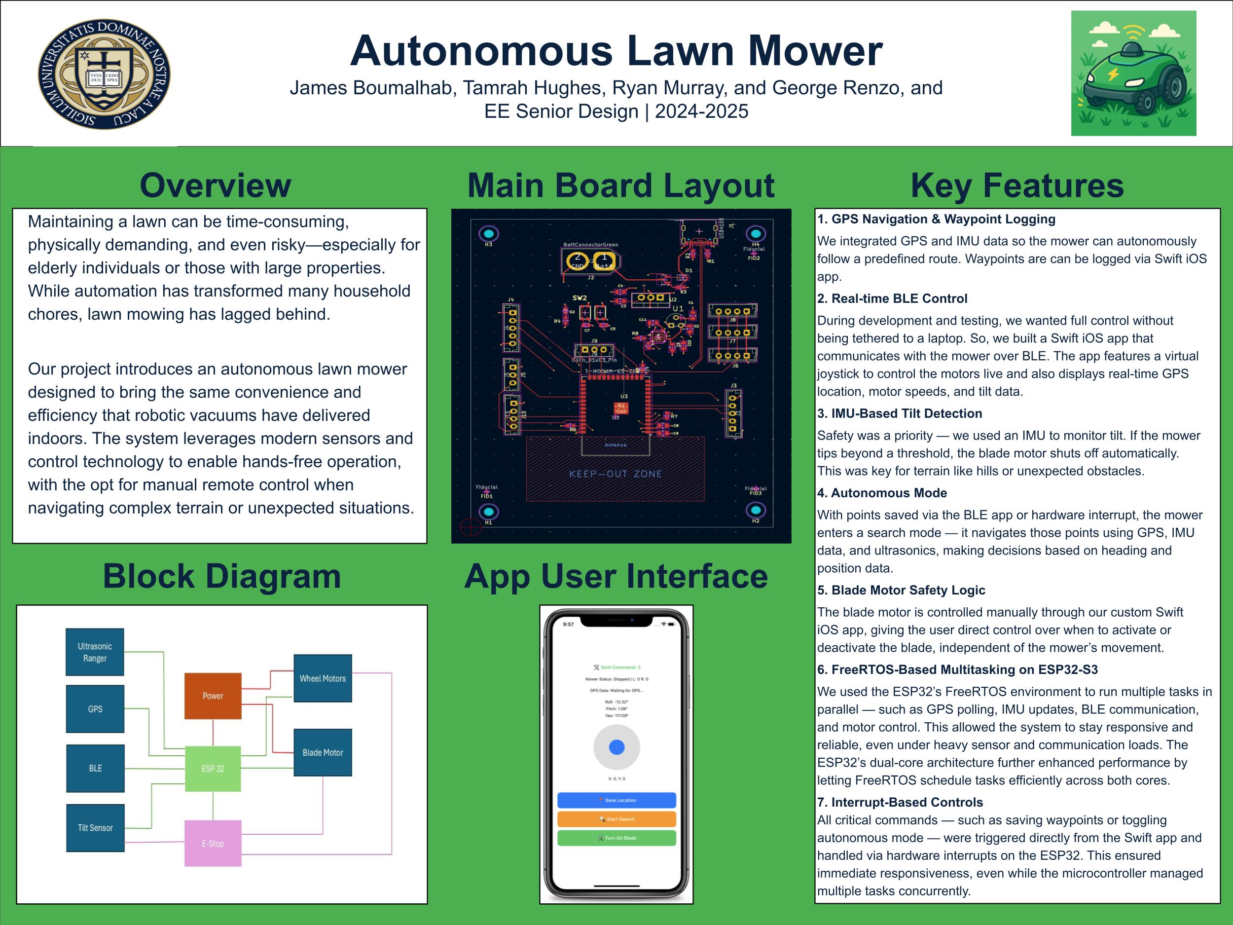 Autonomous Mower Poster