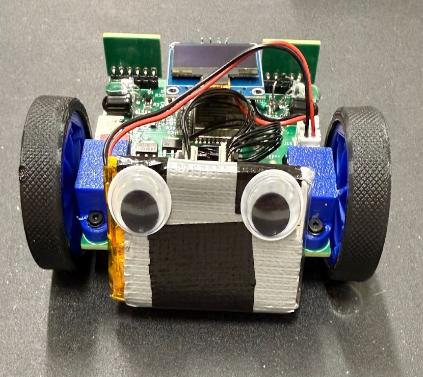 Back view of micromouse PCB