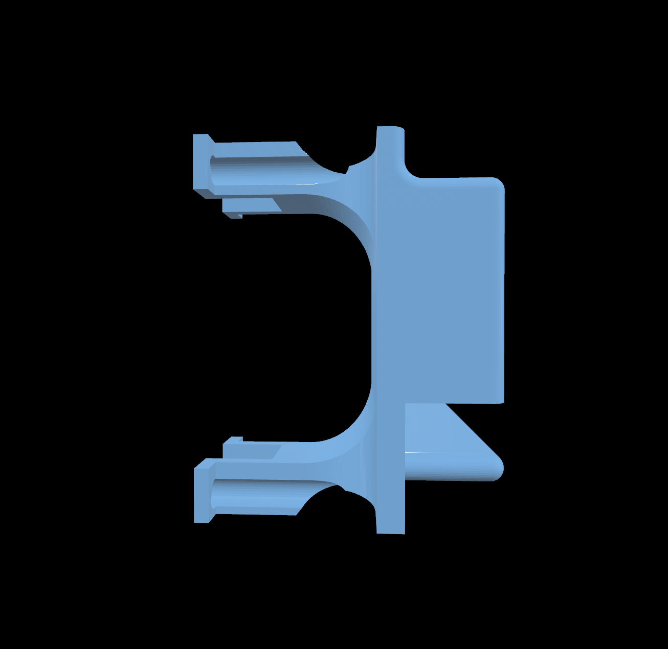 Back view of micromouse PCB